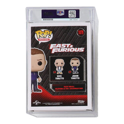 John Cena Signed Cut with "Fast & Furious" #1079 Jakob Toretto Funko Pop! Vinyl Figure (PSA) (Online Order Only)