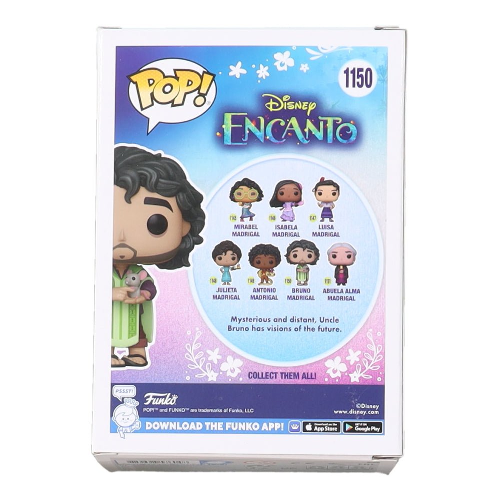 John Leguizamo Signed "Encanto" #1150 Bruno Madrigal Disney Funko Pop! Vinyl Figure (Beckett) (Online Order Only)