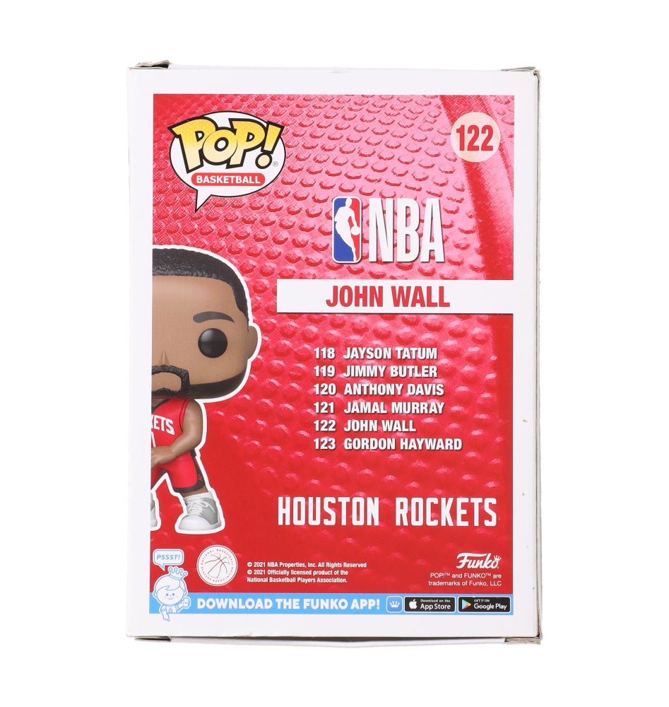 John Wall Signed Rockets #122 Funko Pop! Vinyl Figure (PSA) (Online Order Only)