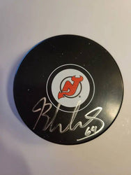 Joseph Blandisi New Jersey Devils Autographed Hockey Puck Beckett Hologram (Online Order Only)