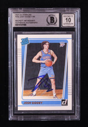 Josh Giddey Signed 2021-22 Donruss #202 RR RC (BGS | Auto 10) Rookie Card | Beckett Witnessed (Online Order Only)