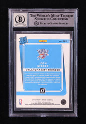 Josh Giddey Signed 2021-22 Donruss #202 RR RC (BGS | Auto 10) Rookie Card | Beckett Witnessed (Online Order Only)