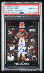 Jrue Holiday Signed 2008 Topps McDonald's All-American #JH (PSA | Autograph Graded 10) (Online Order Only)