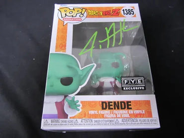 Justin Cook signed Gragon Ball Dende Funko Pop FYE #1385 COA 120787 (Online Order Only)