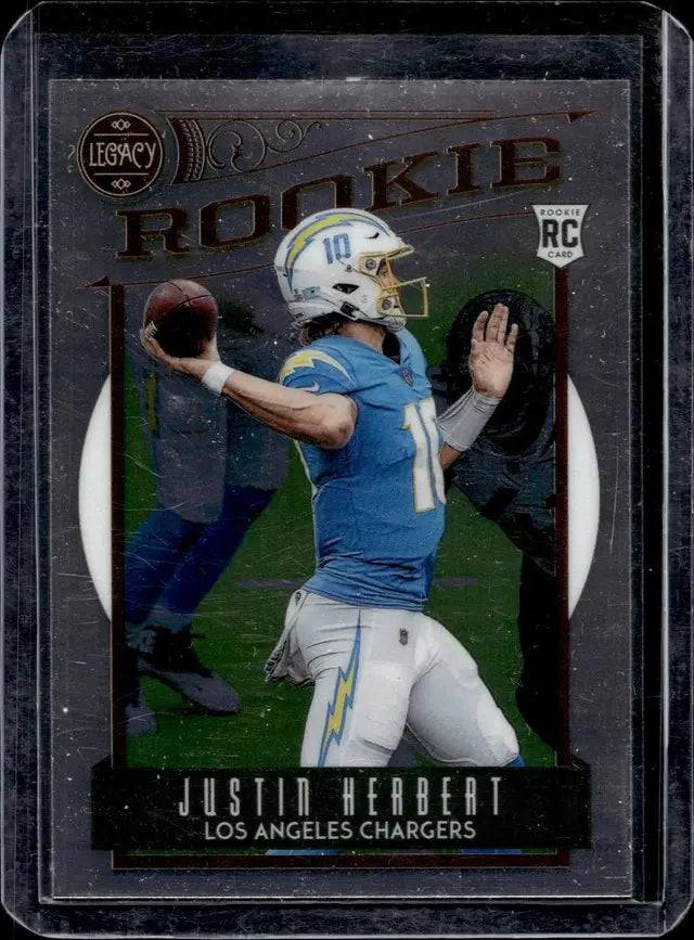 Justin herbert 2020 panini legacy chrome rookie card (Online Order Only)