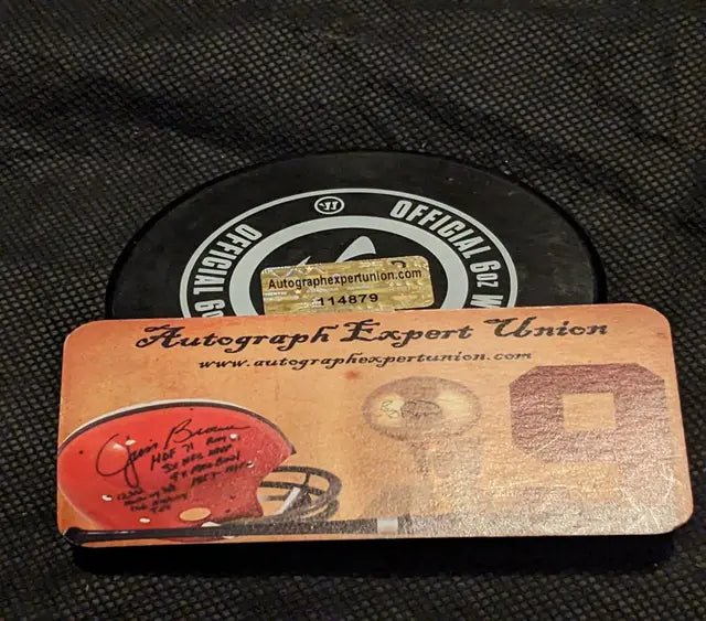 K'Andre Miller Auto Signed Hockey Puck with coa 114879 (Online Order Only)