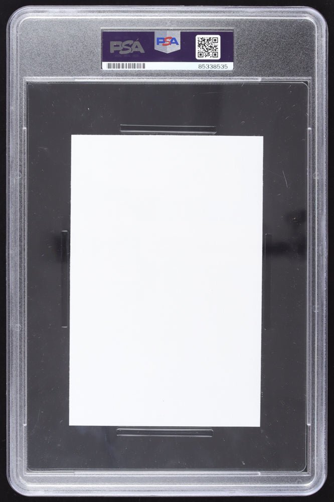 Kareem Abdul-Jabbar, Magic Johnson & Pat Riley Signed Showtime Lakers 4x6 (3) Cut Collage (PSA) (Online Order Only)