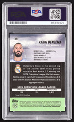 Karim Benzema Signed 2021-22 Stadium Club Chrome UEFA Champions League #68 (PSA) (Online Order Only)