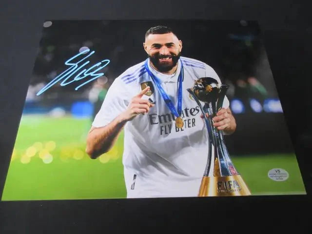 Karim Benzema Signed 8x10 Photo VSA COA (Online Order Only)