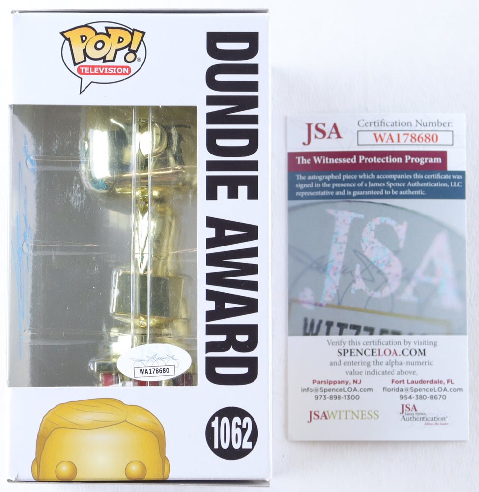 Kate Flannery Signed "The Office" #1062 Dundie Award Funko Pop! Vinyl Figure Inscribed "Meredith" (JSA) (Online Order Only)