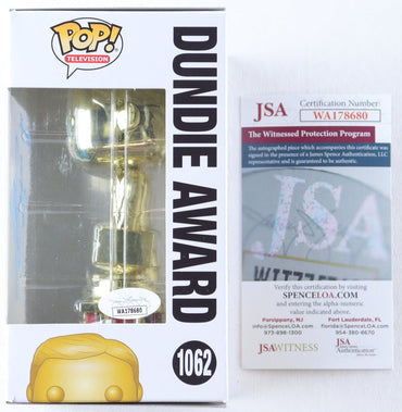 Kate Flannery Signed "The Office" #1062 Dundie Award Funko Pop! Vinyl Figure Inscribed "Meredith" (JSA) (Online Order Only)