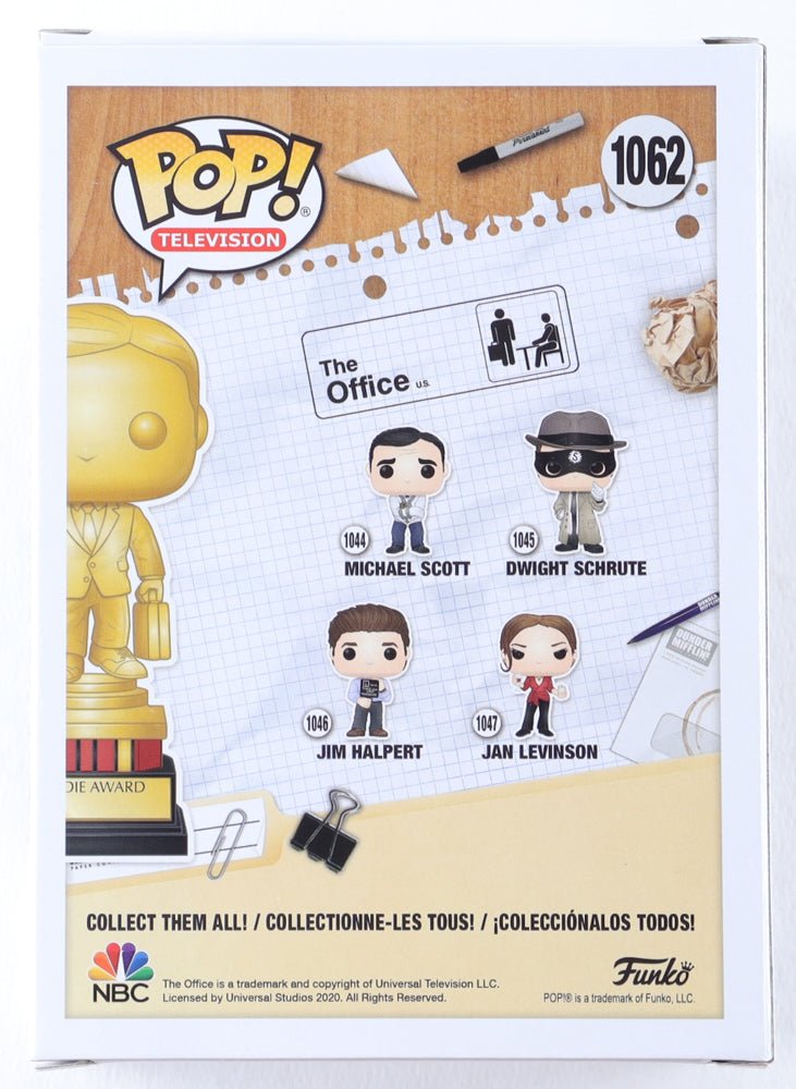 Kate Flannery Signed "The Office" #1062 Dundie Award Funko Pop! Vinyl Figure Inscribed "Meredith" (JSA) (Online Order Only)
