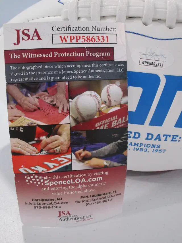 Kenny Golladay of the Detroit Lions signed autographed logo football JSA COA 331 (Online Order Only)