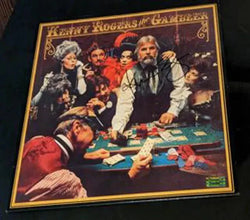 Kenny Rogers autographed the gambler album with coa (Online Order Only)
