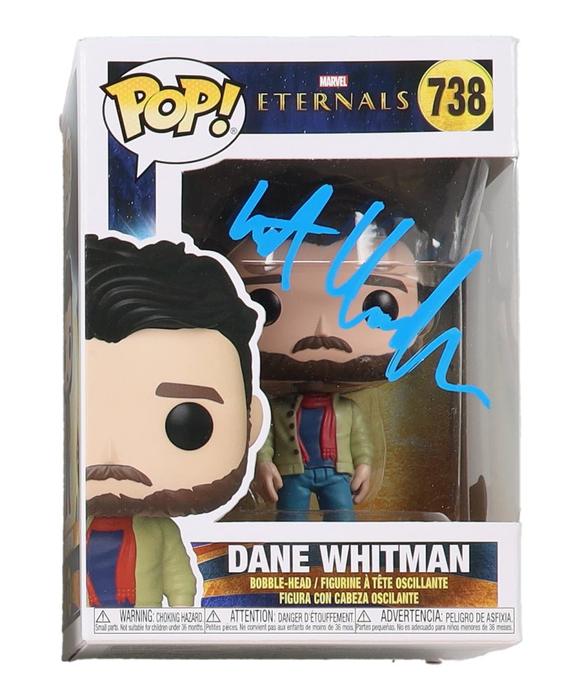 Kit Harington Signed "Eternals" #738 Dane Whitman Bobble-Head Funko Pop! Vinyl Figure (Beckett) (Online Order Only)