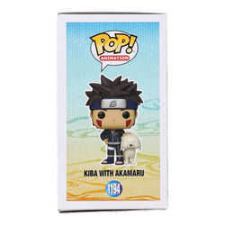 Kyle Hebert Signed "Naruto Shippuden" #1194 Kiba with Akamaru Funko Pop! Vinyl Figure (JSA) (Online Order Only)