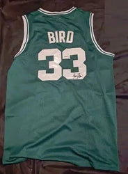 Larry Bird autographed jersey with coa (Online Order Only)