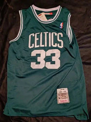 Larry Bird autographed jersey with coa (Online Order Only)