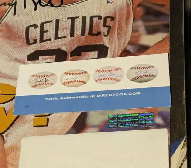 Larry Bird Autographed sports illustrated magazine with coa (Online Order Only)
