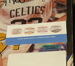 Larry Bird Autographed sports illustrated magazine with coa (Online Order Only)
