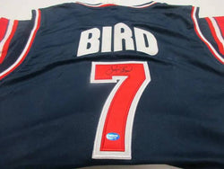 Larry bird of Team USA signed autographed basketball jersey TAA COA 513 (Online Order Only)