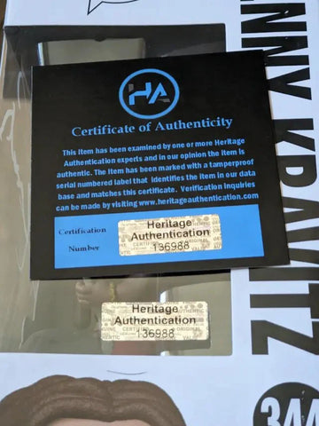 Lenny Kravitz Autographed Funko Pop #344  with coa (Online Order Only)
