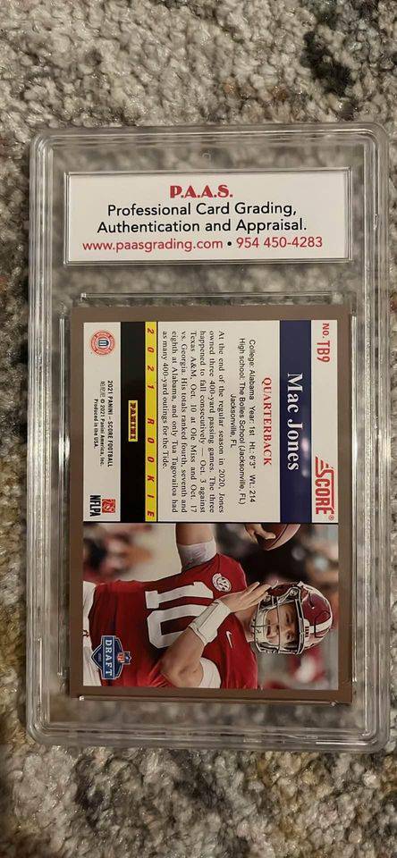 Mac Jones Card (Online Order Only)
