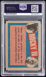 Manny Pacquiao Signed 1985 Topps Rocky IV #4 Adrian Balboa (PSA) (Online Order Only)