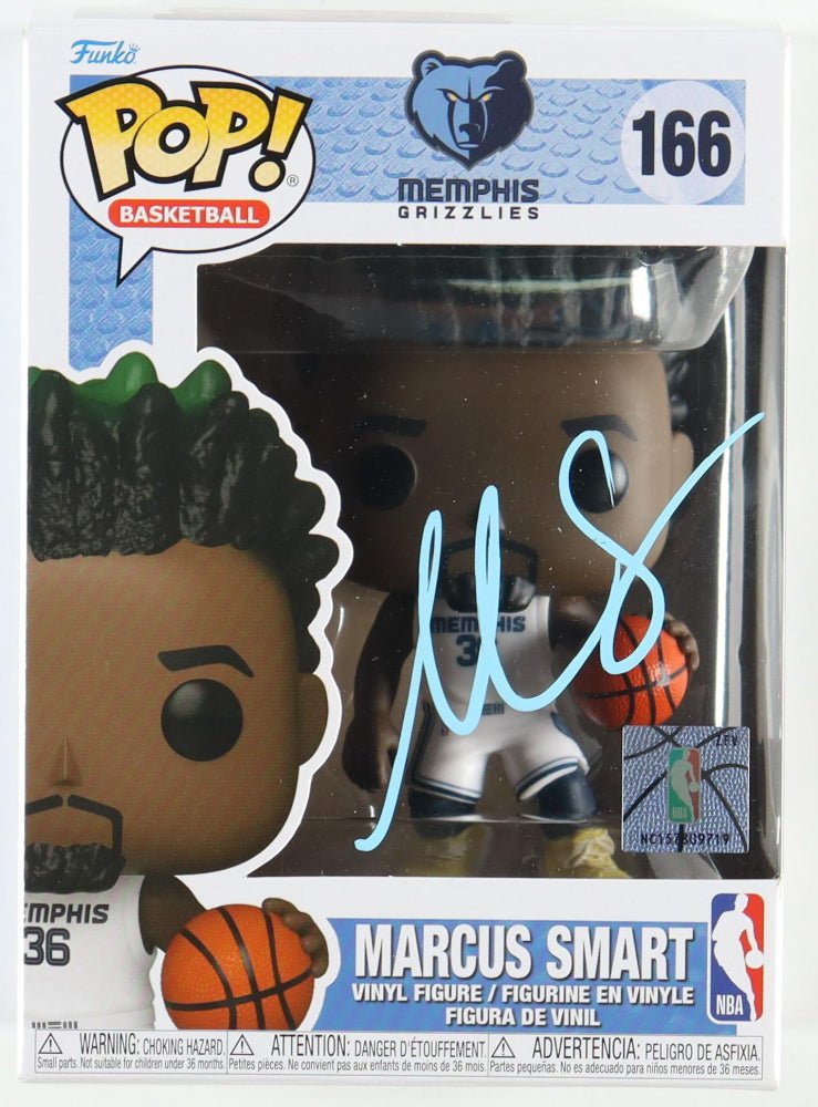 Marcus Smart Signed "Memphis Grizzlies" #166 Funko Pop! (Beckett) (Online Order Only)