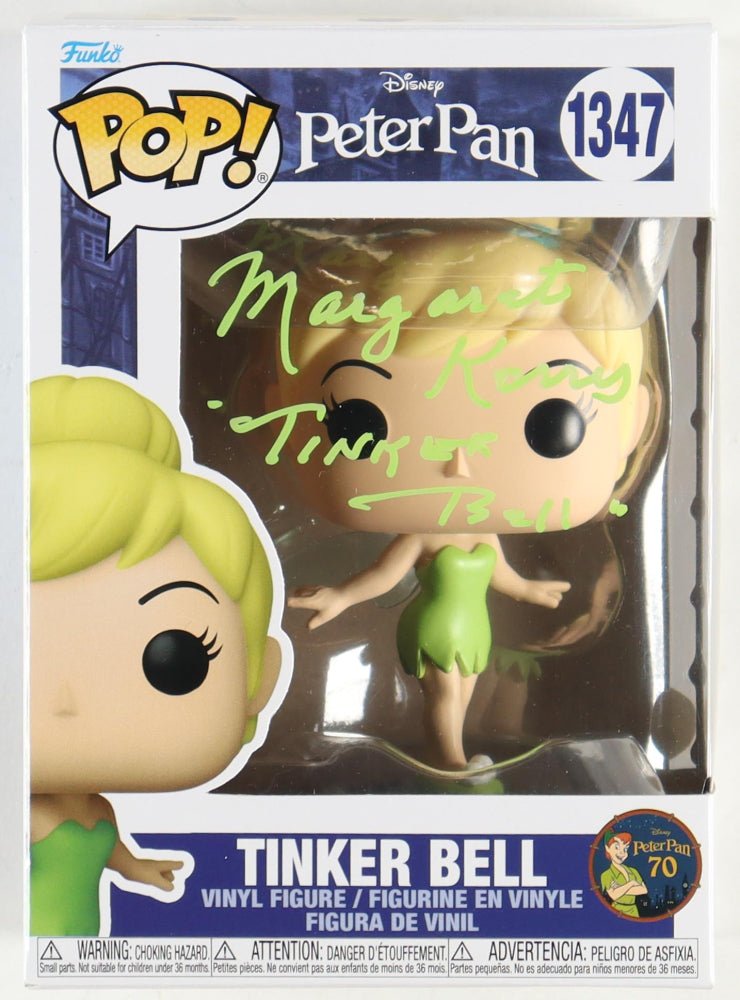 Margaret Kerry Signed "Peter Pan" #1347 Tinker Bell Funko Inscribed "Tinker Bell" (JSA) (Online Order Only)