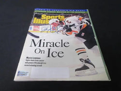 MARIO LEMIEUX SIGNED MAGAZINE WITH COA (Online Order Only)