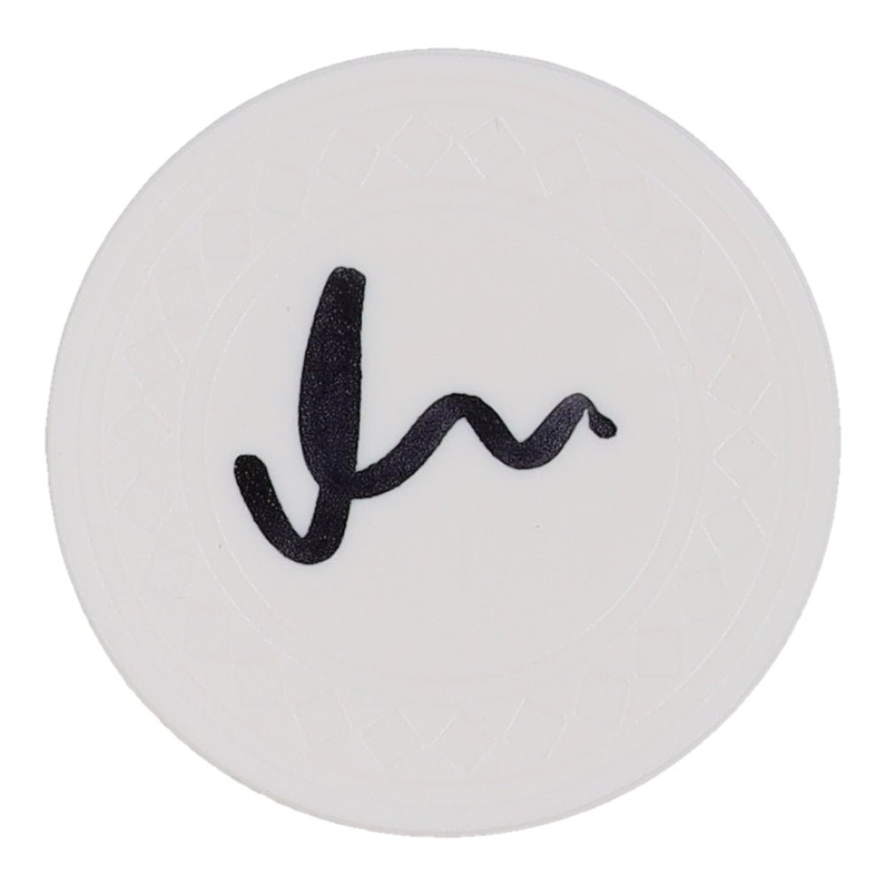 Matt Damon Signed Poker Chip (ACOA) (Online Order Only)