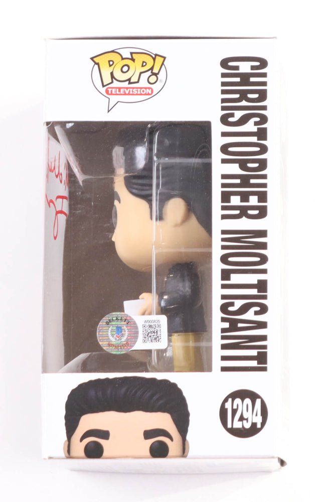 Michael Imperioli Signed "The Sopranos" #1521 Christopher Moltisanti Funko Pop! Vinyl Figure (Beckett) Beckett Witnessed (Online Order Only)