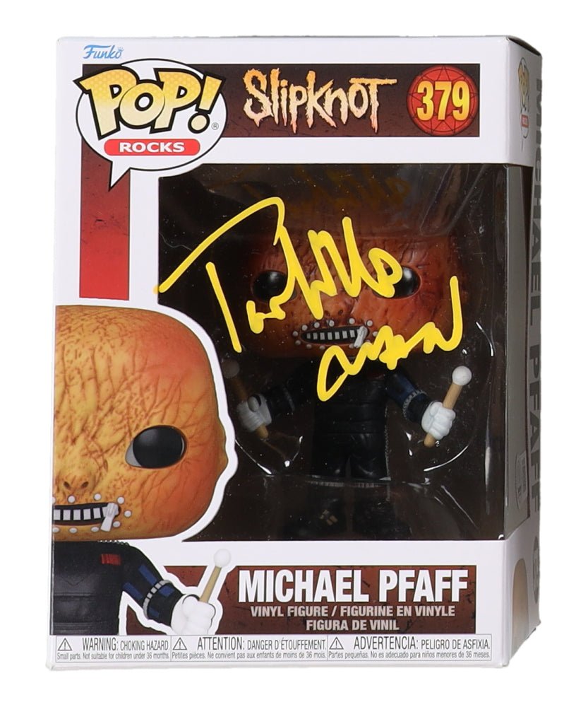 Michael Pfaff Signed "Slipknot" #379 Funko Pop! Vinyl Figure (Beckett) (Online Order Only)