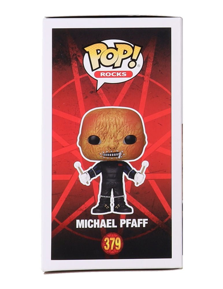 Michael Pfaff Signed "Slipknot" #379 Funko Pop! Vinyl Figure (Beckett) (Online Order Only)