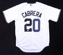Miguel Cabrera Signed Jersey (Beckett) Miami Marlins (Online Order Only)