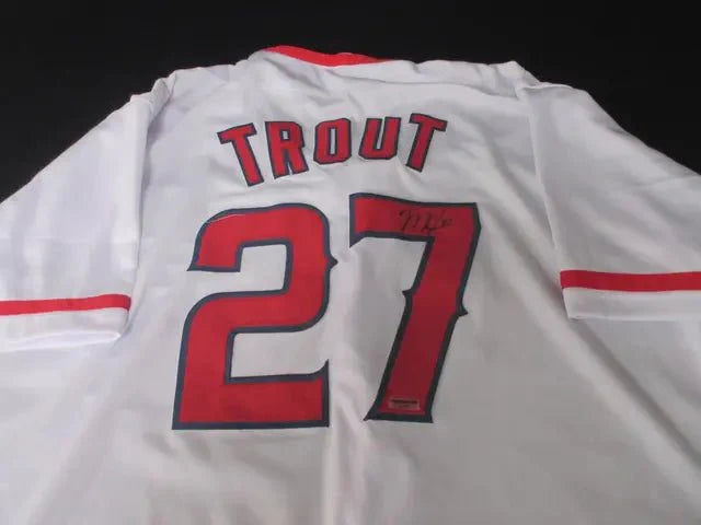 Mike Trout Signed Nike Jersey GAA COA (Online Order Only)
