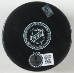 Miro Heiskanen Signed Stars Logo Hockey Puck (Beckett) (Online Order Only)