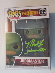 NHUT LE SIGNED FUNKO POP DC PEACEMAKER 1235 WITH COA JUDOMASTER (Online Order Only)