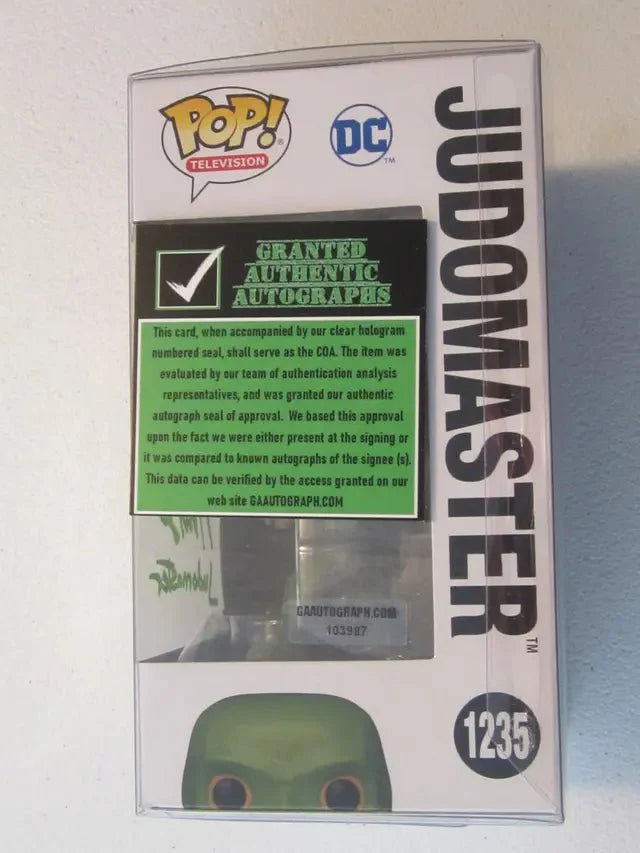 NHUT LE SIGNED FUNKO POP DC PEACEMAKER 1235 WITH COA JUDOMASTER (Online Order Only)
