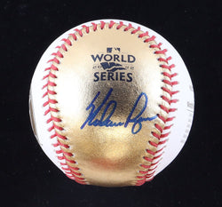 Nolan Ryan Signed 2022 World Series Baseball with Display Case (PSA | Graded 9.5) (Online Order Only)