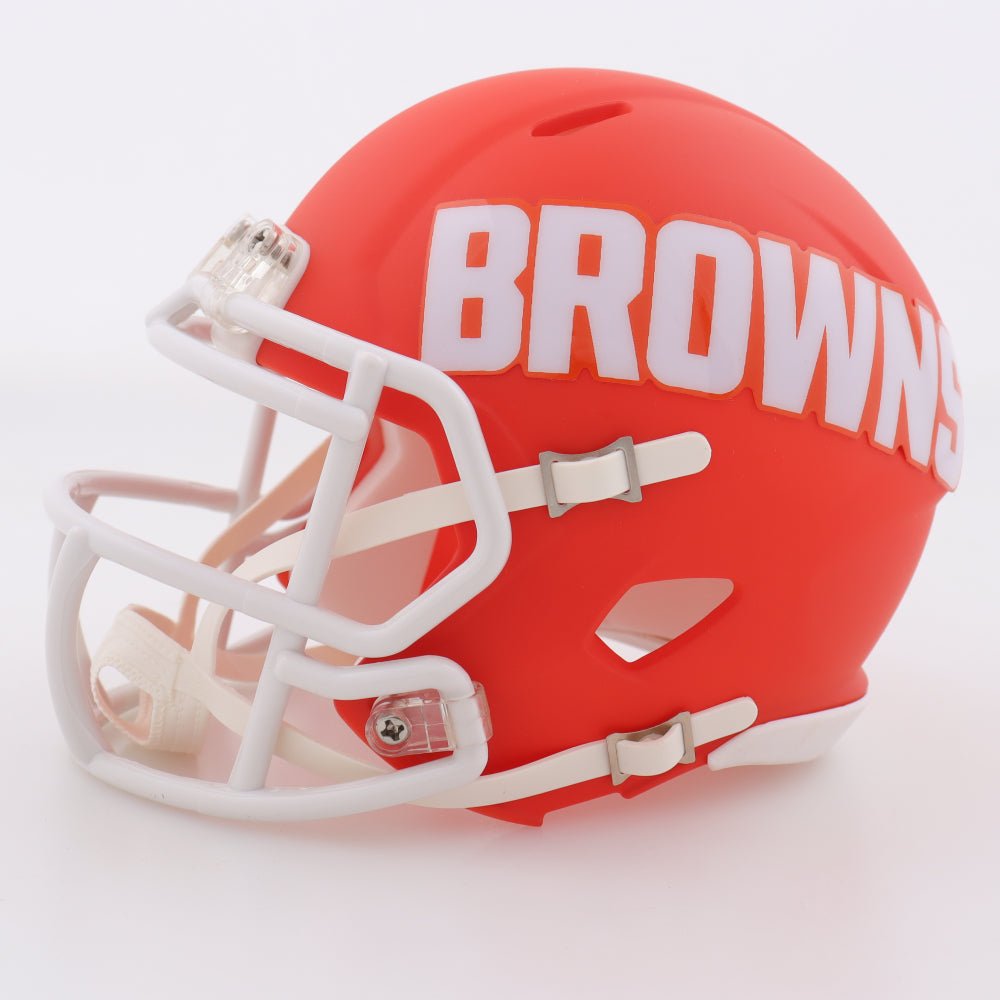 Odell Beckham Jr. Signed Browns Amp Alternate Speed Mini Helmet (JSA) (Online Order Only)
