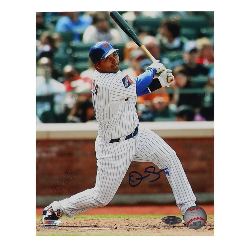 Omir Santos Signed Mets 8x10 Photo (Steiner) (Online Order Only)