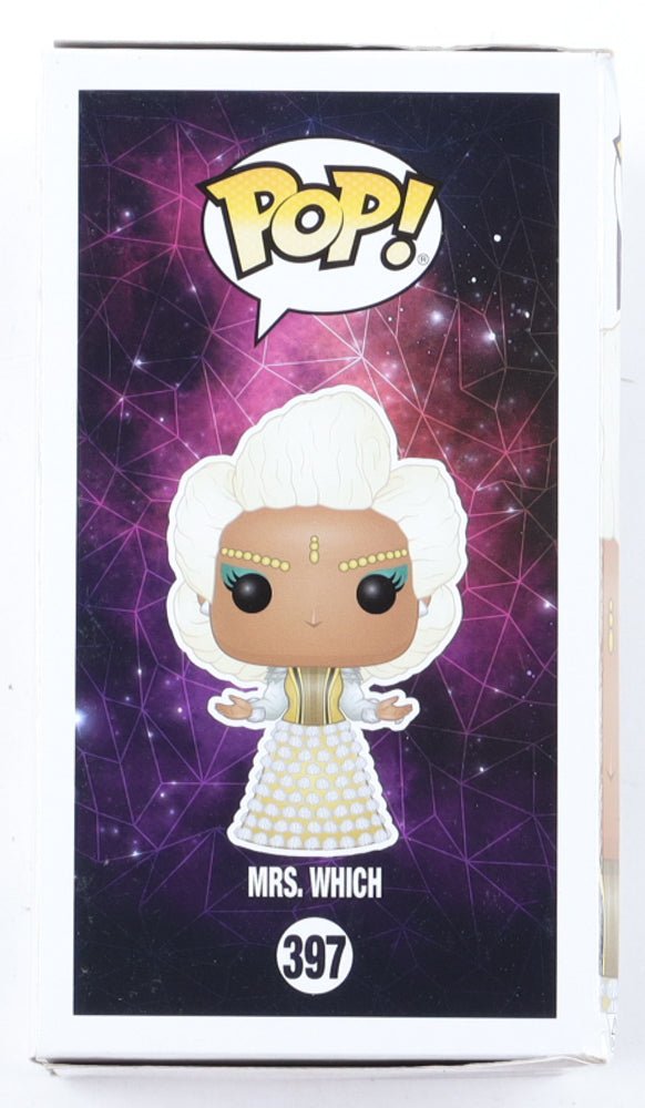 Oprah Winfrey Signed "A Wrinkle In Time" #397 Mrs. Which Funko Pop! Vinyl Figure (AutographCOA) (Online Order Only)