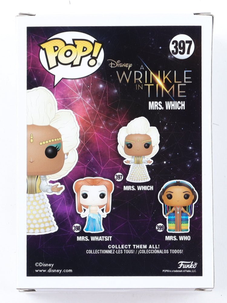 Oprah Winfrey Signed "A Wrinkle In Time" #397 Mrs. Which Funko Pop! Vinyl Figure (AutographCOA) (Online Order Only)