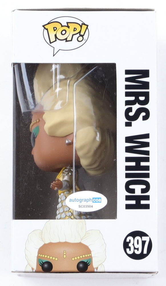 Oprah Winfrey Signed "A Wrinkle In Time" #397 Mrs. Which Funko Pop! Vinyl Figure (AutographCOA) (Online Order Only)