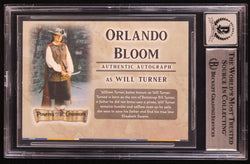 Orlando Bloom Signed "Pirates of the Caribbean" Custom Trading Card (BGS | Auto 10) Beckett Witnessed (Online Order Only)