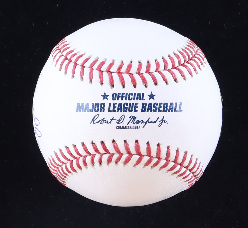 Ozzie Smith Signed Hall Of Fame OML Baseball with Display Case (PSA & Fanatics | Graded 10) (Online Order Only)