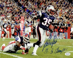 Patrick Pass New England Patriots Autographed & Inscribed 8x10 Photo Full Time coa (Online Order Only)