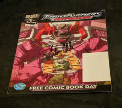 Peter Collin autographed Transformer comic with COA 126150 (Online Order Only)